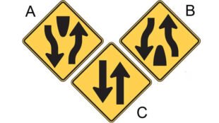 Divided Highway Signs