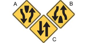 Mixed up road signs - driversprep.com