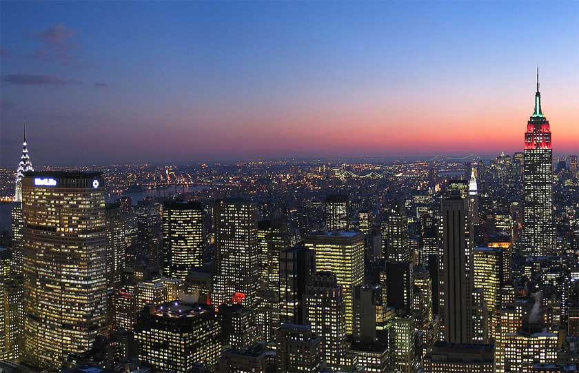 Manhattan in twilight - Credit: Dschwen