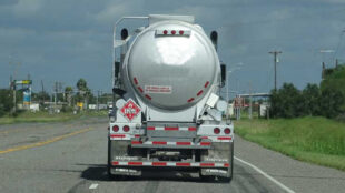 Large tank truck - copyright: driversprep.com