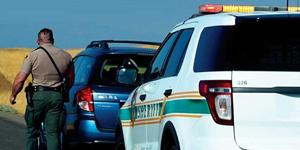 Traffic stop by a law enforcement officer