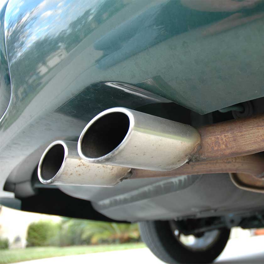 Carbon monoxide - exhaust pipe