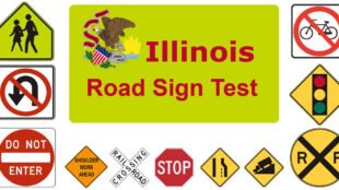 Illinois Road Sign Test Questions
