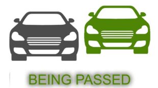 Being passed by another vehicle